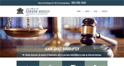 Desktop Screenshot of gordonmosleylaw.com